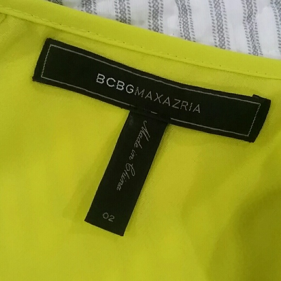 BCBGMaxAzria Yellow Julianne Maxi Dress - Picture 3 of 4